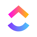 A favicon of ClickUp