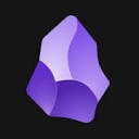 A favicon of Obsidian