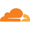 A favicon of Cloudflare